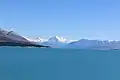 Lake Pukaki, looking towards Mount Cook, in summer