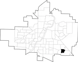 Lakeview location map