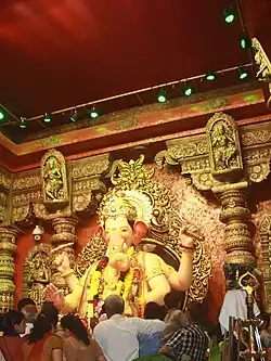 Lalbaugcha Raja (King of Lalbaug) in Lalbaug, Mumbai