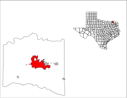 Location with Lamar County and Texas