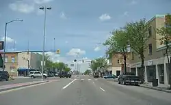 Main Street facing north in downtown Lamar (2007)