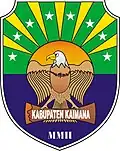 Coat of arms of Kaimana Regency