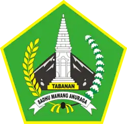 Coat of arms of Tabanan Regency
