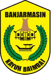Jukung tambangan can be seen on Banjarmasin emblem.