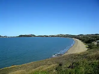 Lammermoor Beach, looking south from Wreck Point, 2011