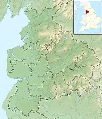 Musbury Tor is located in Lancashire