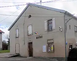 The town hall in Landécourt