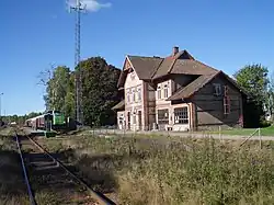 Train station in Landeryd (2013)