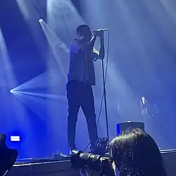 Landon performing live in Tilburg in 2024
