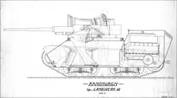 Draft for Landsverk L-62 Anti in 1933