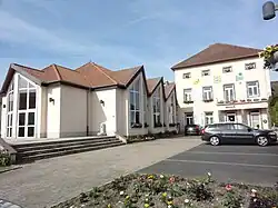 The town hall in Langatte