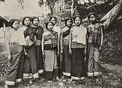 Image 12Women in traditional Luang Prabang sinh (from Culture of Laos)