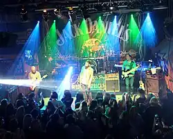 Judd Hoos playing in Sturgis on April 16, 2016.