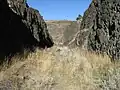 Large rock cut the Great Northern Railway crews had to make in 1909. 2007 photo