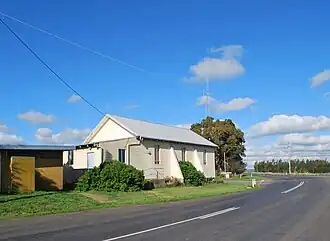 Public hall at Larpent, 2012