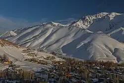 The village of Laser in winter