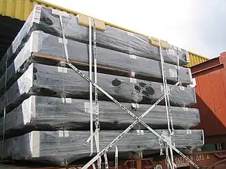 Polyester lashing application