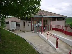 The town hall in Lasseube-Propre