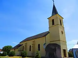 The church in Laumesfeld
