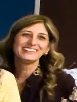 Photo of Laura Toenjes taken on October 28, 2025 at the Kyrene School District board meeting