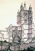 The cathedral in 1793