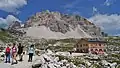 Croda Passaporto and Rifugio Lavaredo