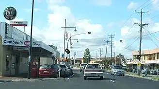 Aviation Road, main street of Laverton