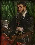 Presumed Betrothal Portrait of artist's future husband Gian Paolo Zappi by Lavinia Fontana