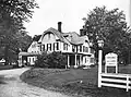 James Garfield's home, before restoration, 1976