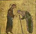 Healing the infirm woman, from a Coptic-Arab evangelary