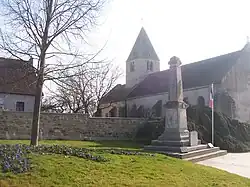 The church in Le Breuil