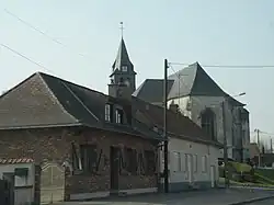 The church in Le Boisle