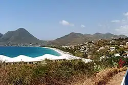 Le Diamant with Le Morne Larcher in the background