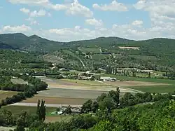 Aubenas-les-Alpes plain