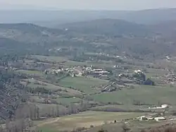 A general view of the village of Revest-des-Brousses