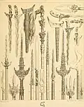 Indonesian weapons, including partisans