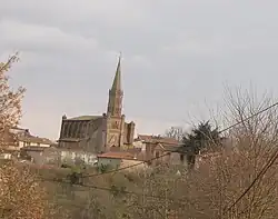 The church in Le Fousseret