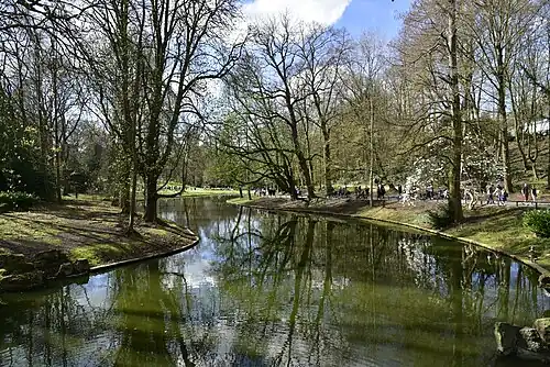 Larger pond
