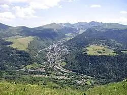 Mont-Dore with the Puy de Sancy in the background