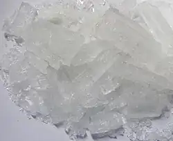 Toxic lead sugar or lead(II) acetate