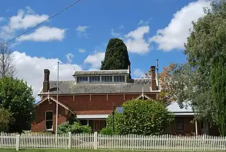 Historic shire office at Learmonth