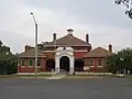 Leeton Courthouse, completed in 1943 in the Interwar Stripped Classical style.[15]