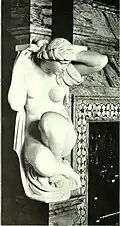 Left Caryatid in the chimneypiece by Alfred Stevens 1908.