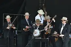 Performing at MerleFest, 2015