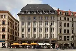 Begin of the Barfußgäßchen at the Markt (2015)