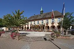 The town hall in Lembach