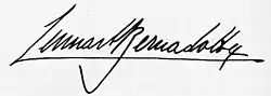 Lennart Bernadotte's signature