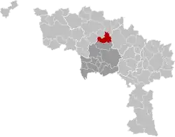 Location of Lens in Hainaut