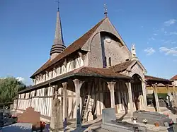The church in Lentilles