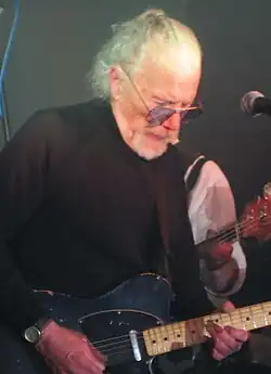 Deke Leonard playing with Son of Man at Dagenham on 12 September 2015